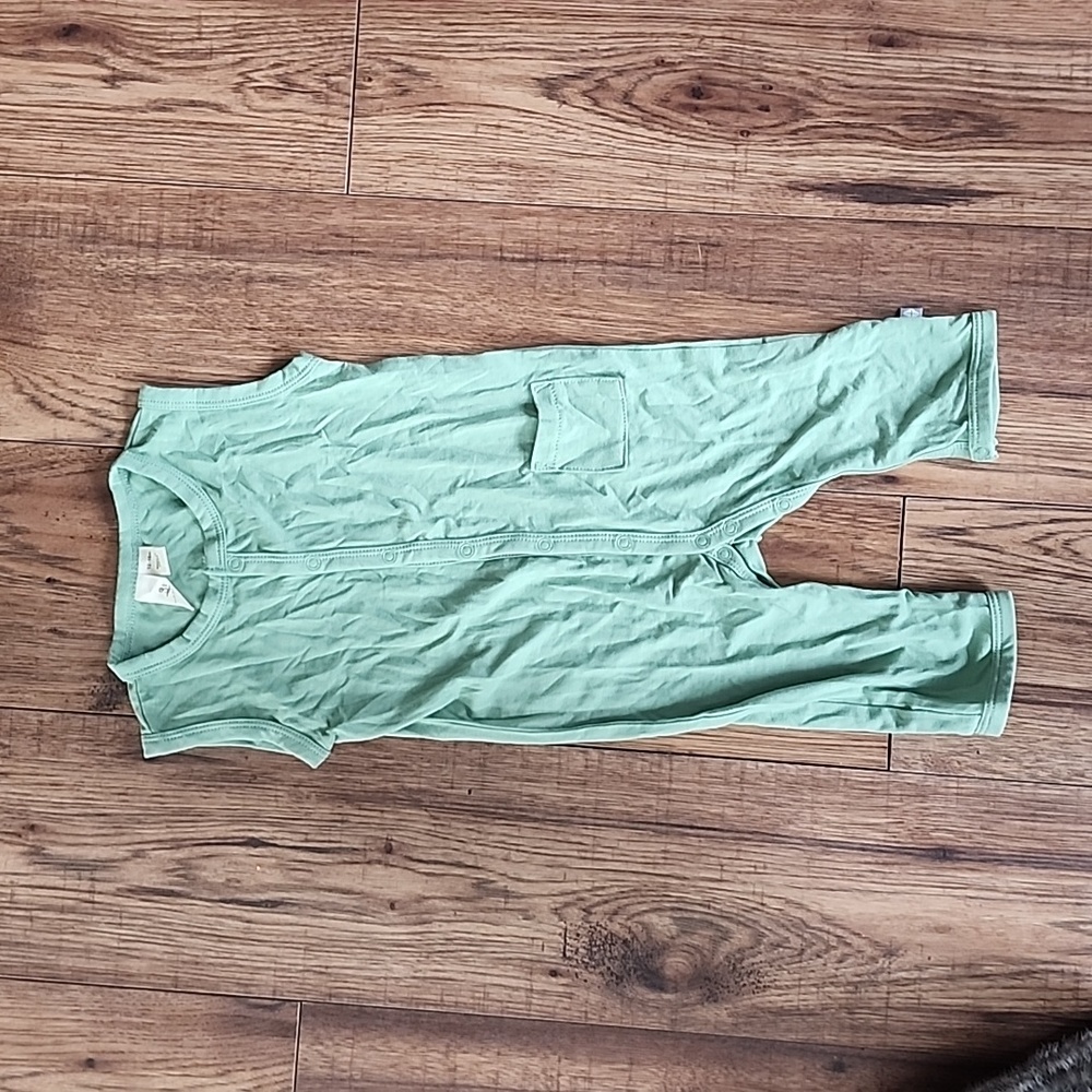 Kyte matcha 12-18m romper no sleeves